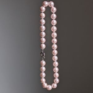 Pink Seashell Pearls Necklace